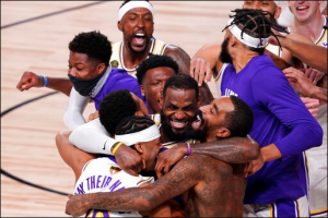 Los Angeles Lakers' legendary forward, LeBron James won his fourth NBA title, and he led his team to win the championship over the Miami Heat in the 2020 NBA Finals at the Orlando bubble. (Photo: Mark J. Terrill/Associated Press, via Fox8.com)
