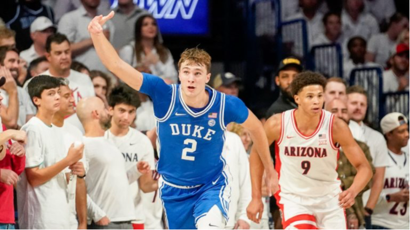 Analyzing Cooper Flagg, Khaman Maluach, and Jaden Bradley in the Duke-Arizona Game